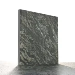 Brushed Bush Hammered Grooved Green Granite