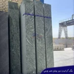 Brushed Bush Hammered Green Granite