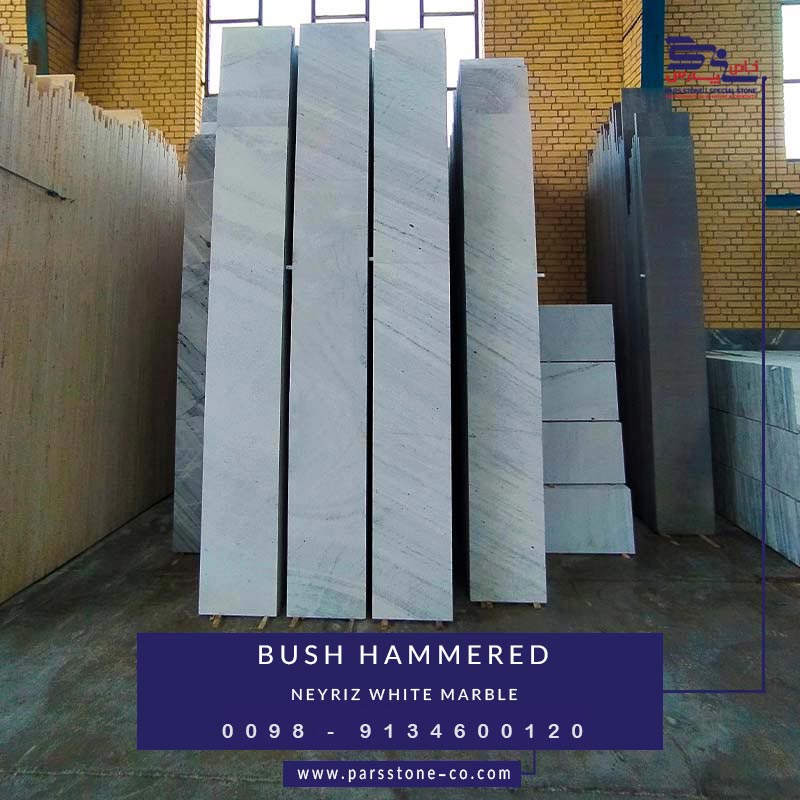 Bush Hammered Neyriz Stone
