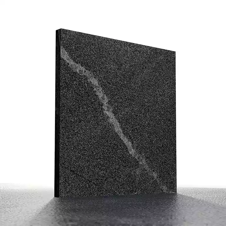 Natanz Black Granite Brushed Bush Hammer A1