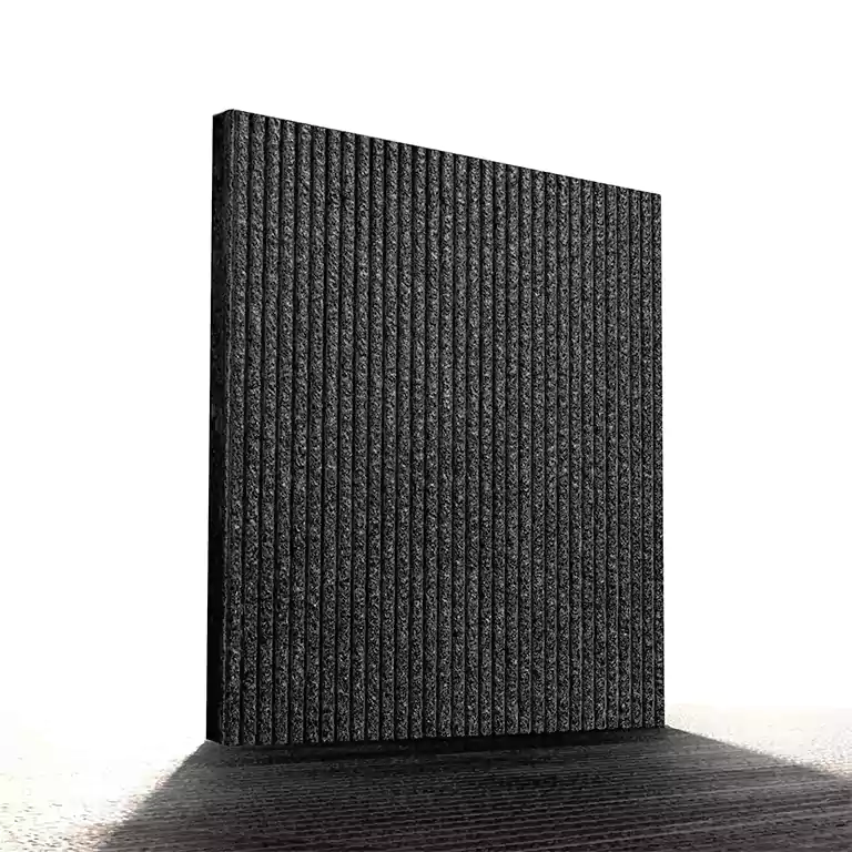 Natanz Black Granite Cut Brushed A+