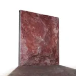 Red Travertine Rock Face