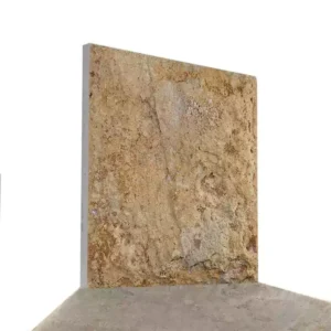 Yellow Lemon Travertine Rock Face
