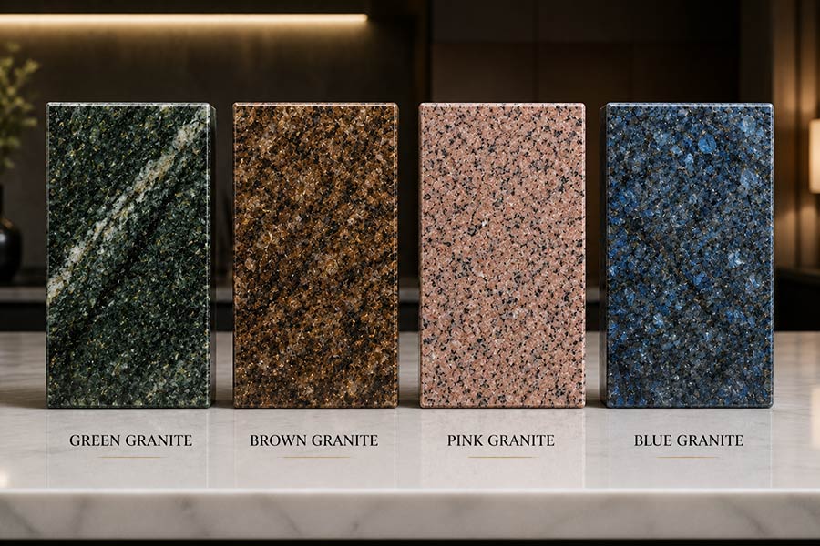 4 Different Granite Colors